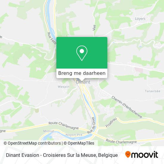Dinant Evasion - Croisieres Sur la Meuse kaart