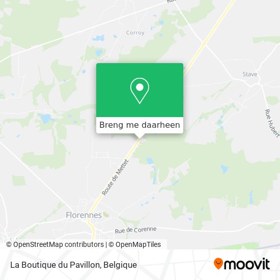 La Boutique du Pavillon kaart