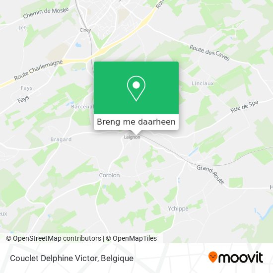 Couclet Delphine Victor kaart