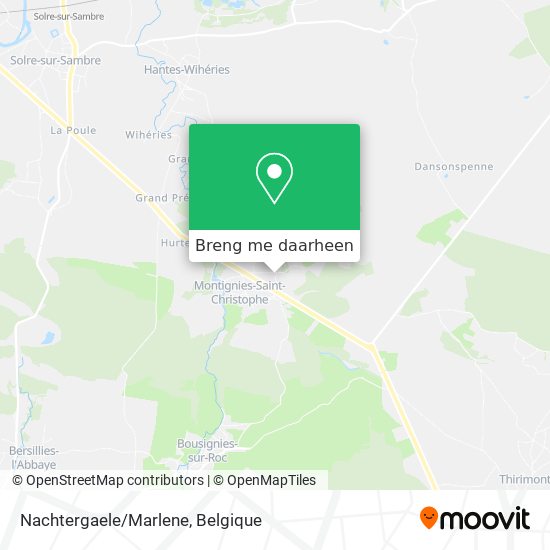 Nachtergaele/Marlene kaart