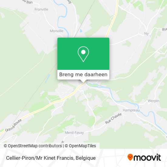 Cellier-Piron/Mr Kinet Francis kaart