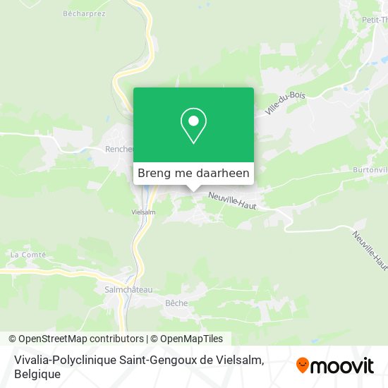 Vivalia-Polyclinique Saint-Gengoux de Vielsalm kaart