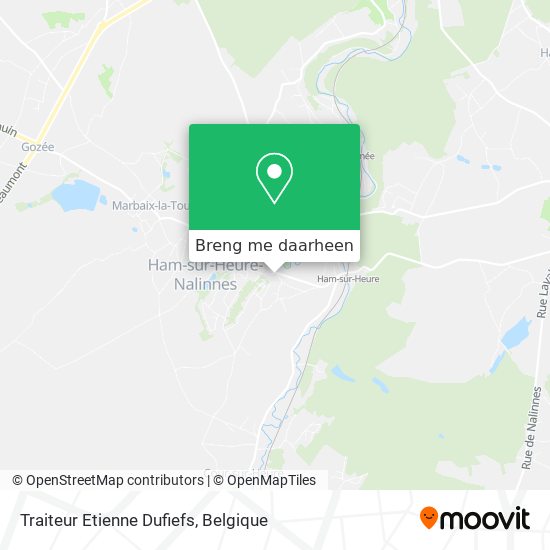 Traiteur Etienne Dufiefs kaart