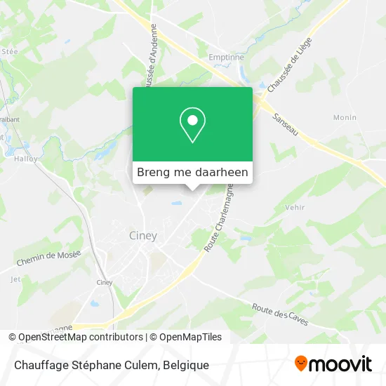 Chauffage Stéphane Culem kaart