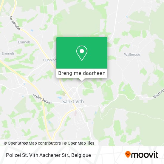 Polizei St. Vith Aachener Str. kaart