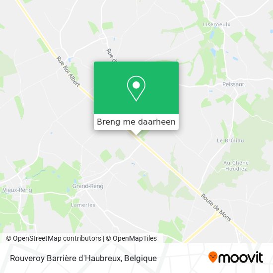 Rouveroy Barrière d'Haubreux kaart