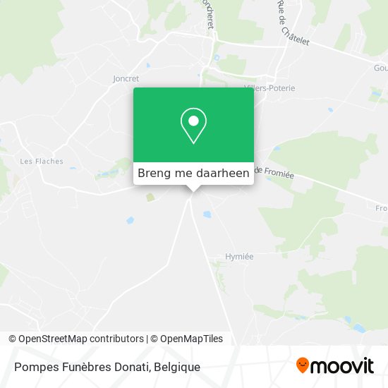 Pompes Funèbres Donati kaart