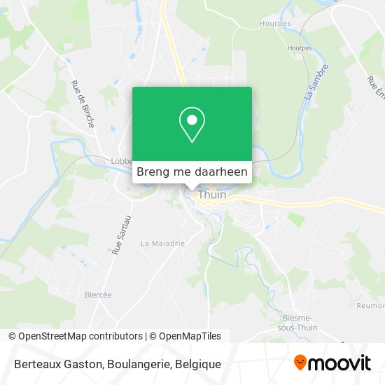 Berteaux Gaston, Boulangerie kaart