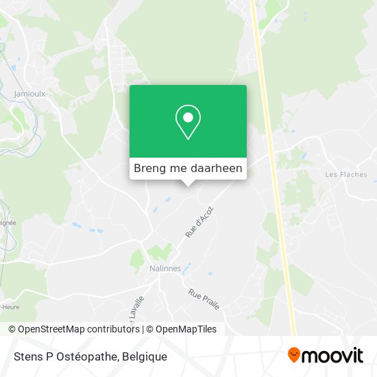Stens P Ostéopathe kaart