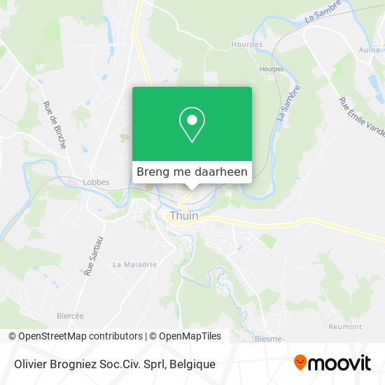 Olivier Brogniez Soc.Civ. Sprl kaart