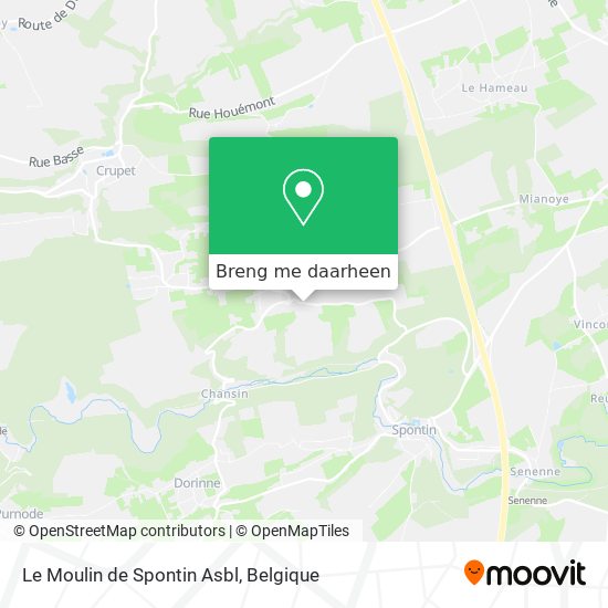 Le Moulin de Spontin Asbl kaart