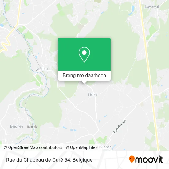 Rue du Chapeau de Curé 54 kaart