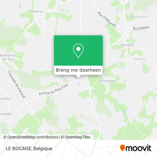LE BOCAGE kaart