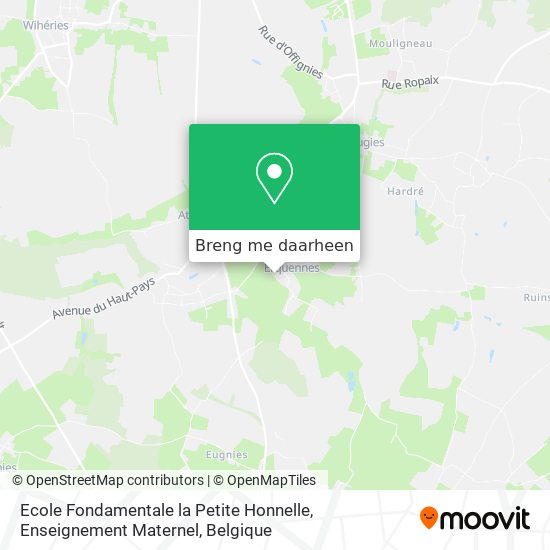 Ecole Fondamentale la Petite Honnelle, Enseignement Maternel kaart