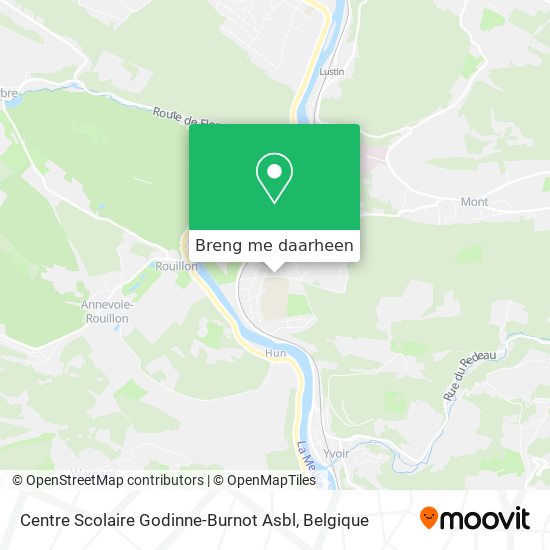 Centre Scolaire Godinne-Burnot Asbl kaart