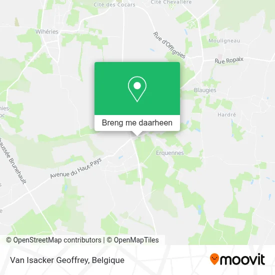 Van Isacker Geoffrey kaart
