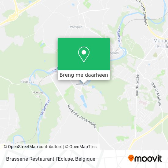Brasserie Restaurant l'Ecluse kaart