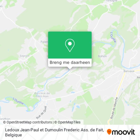 Ledoux Jean-Paul et Dumoulin Frederic Ass. de Fait kaart