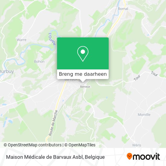Maison Médicale de Barvaux Asbl kaart