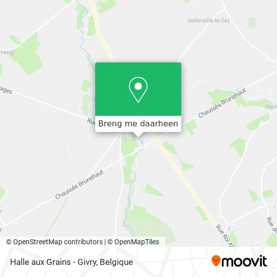 Halle aux Grains - Givry kaart