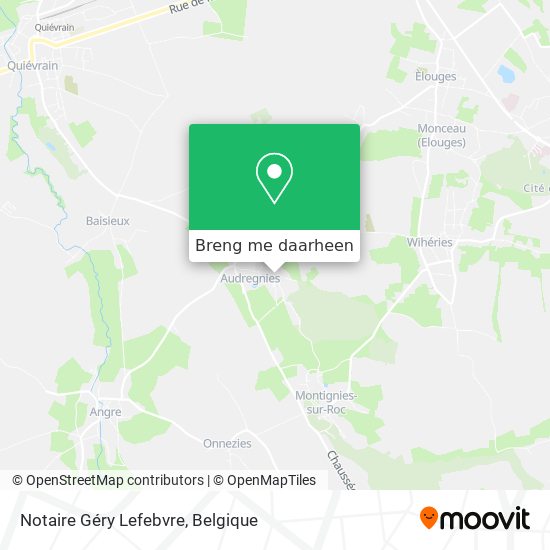 Notaire Géry Lefebvre kaart