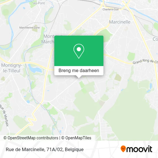 Rue de Marcinelle, 71A/02 kaart