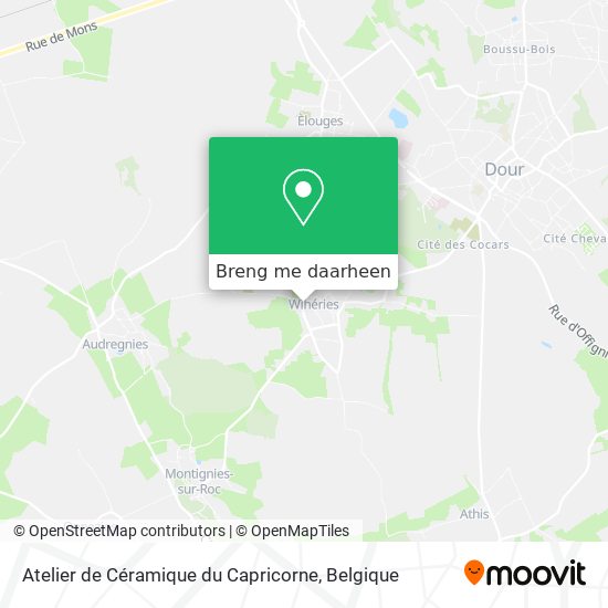 Atelier de Céramique du Capricorne kaart
