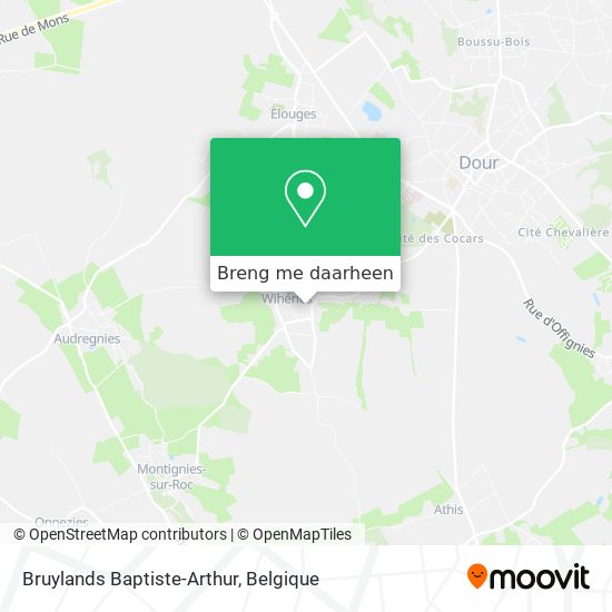 Bruylands Baptiste-Arthur kaart