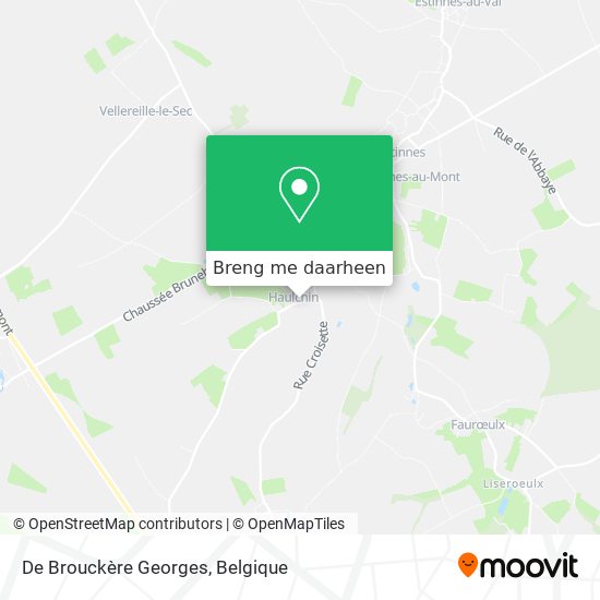 De Brouckère Georges kaart