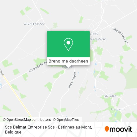 Scs Delmat Entreprise Scs - Estinnes-au-Mont kaart