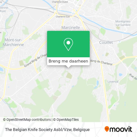 The Belgian Knife Society Asbl / Vzw kaart