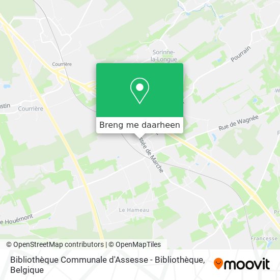 Bibliothèque Communale d'Assesse - Bibliothèque kaart