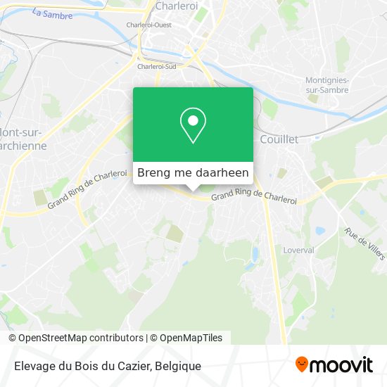 Elevage du Bois du Cazier kaart