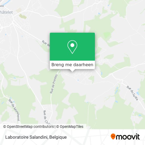 Laboratoire Salandini kaart