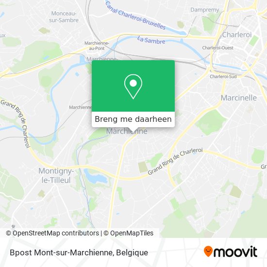 Bpost Mont-sur-Marchienne kaart