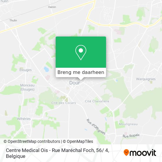 Centre Medical Ois - Rue Maréchal Foch, 56/ 4 kaart