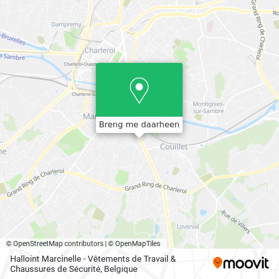 Halloint Marcinelle - Vêtements de Travail & Chaussures de Sécurité kaart