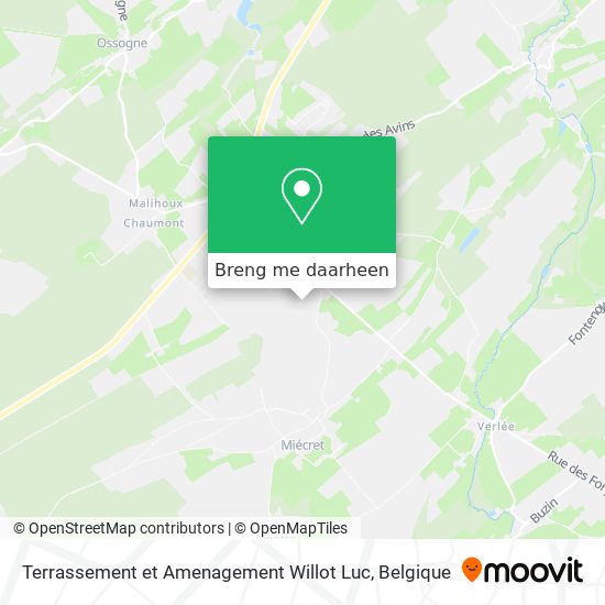 Terrassement et Amenagement Willot Luc kaart