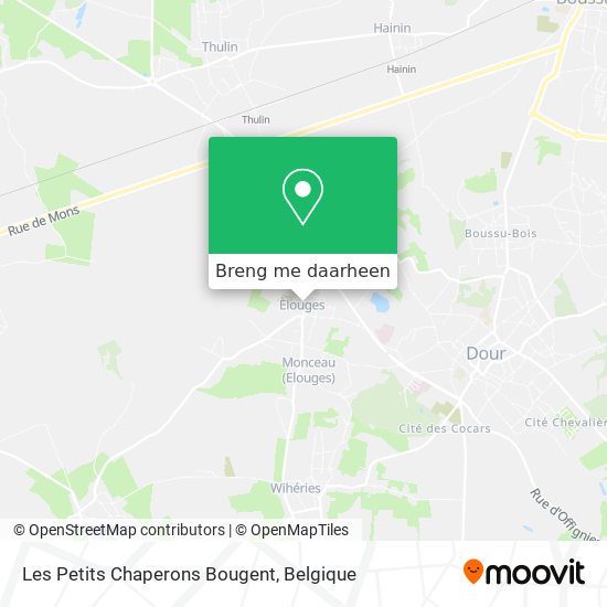 Les Petits Chaperons Bougent kaart