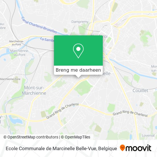 Ecole Communale de Marcinelle Belle-Vue kaart