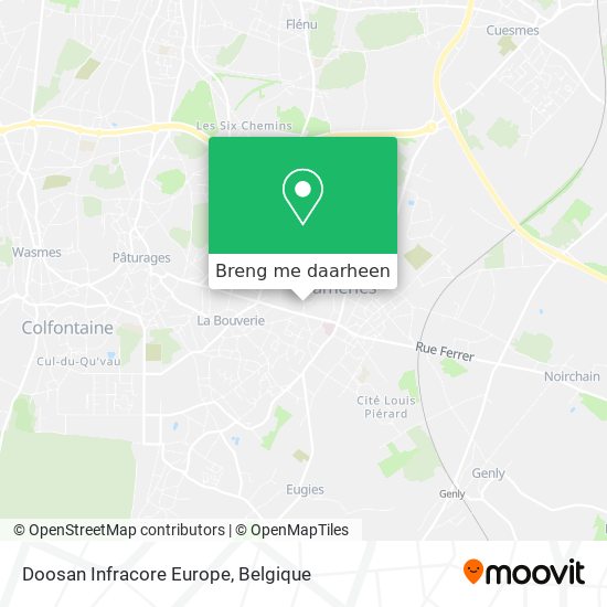 Doosan Infracore Europe kaart