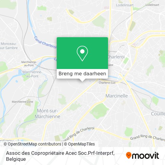 Assoc des Copropriétaire Acec Soc.Prf-Interprf kaart