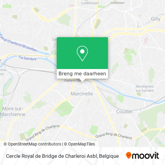 Cercle Royal de Bridge de Charleroi Asbl kaart