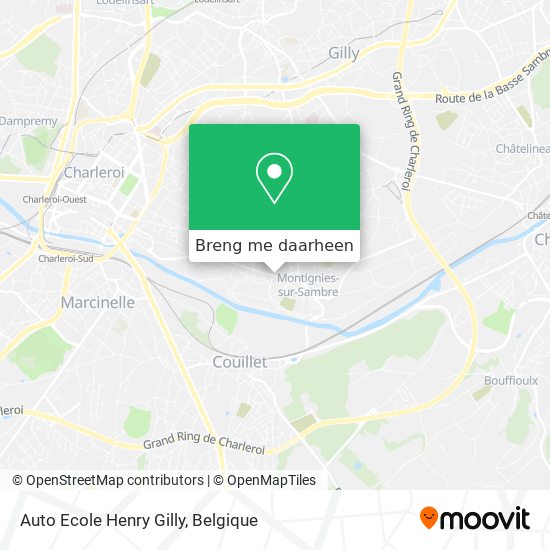 Auto Ecole Henry Gilly kaart