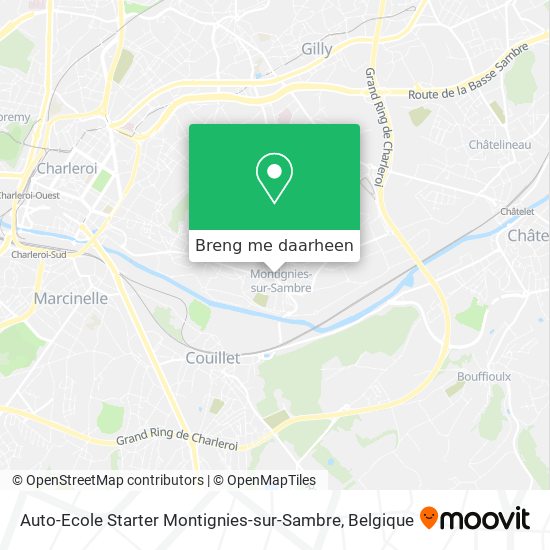 Auto-Ecole Starter Montignies-sur-Sambre kaart