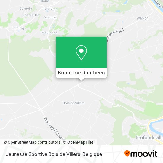 Jeunesse Sportive Bois de Villers kaart