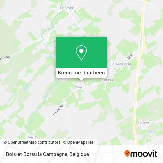 Bois-et-Borsu la Campagne kaart