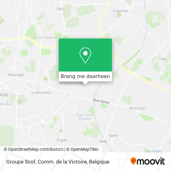 Groupe Scol. Comm. de la Victoire kaart