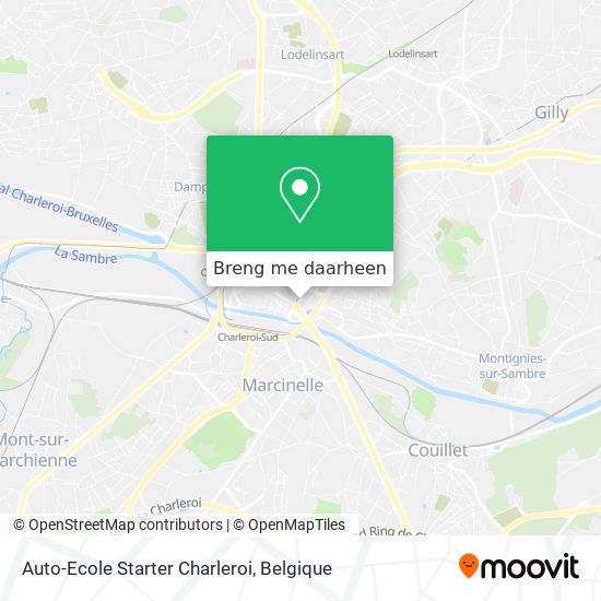 Auto-Ecole Starter Charleroi kaart