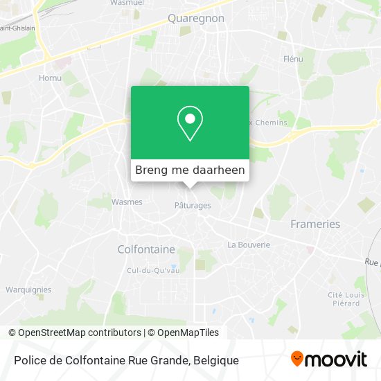 Police de Colfontaine Rue Grande kaart
